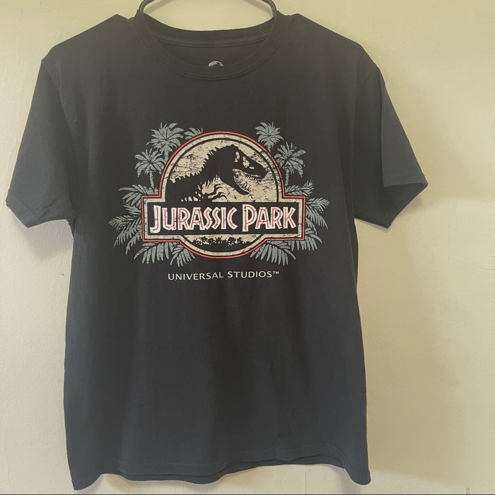 Jurassic Park Color Changing Shirt, Universal Studios, Short Sleeves, Black